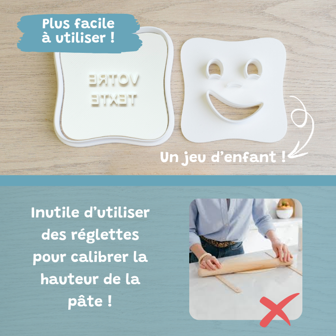 La Box Biscuit Fourré personnalisable 2 lignes