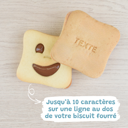 La Box Biscuit Fourré personnalisable 1 ligne