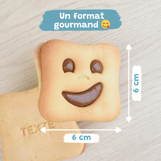 La Box Biscuit Fourré personnalisable 1 ligne