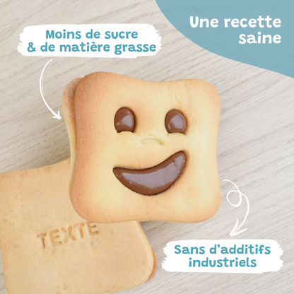 La Box Biscuit Fourré personnalisable 1 ligne