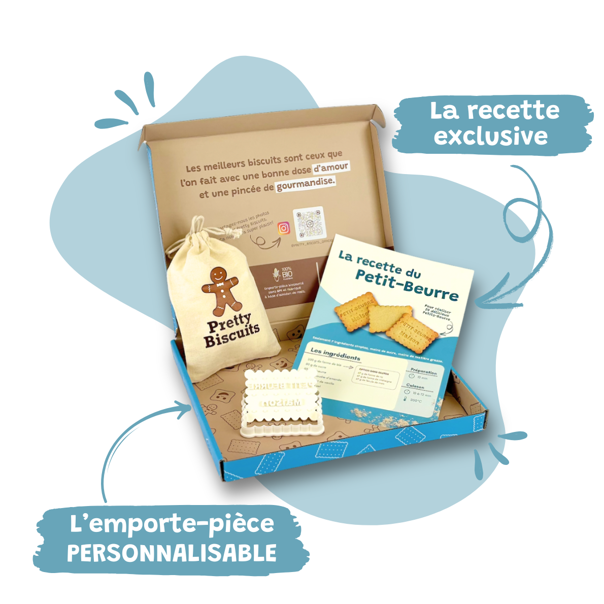 La Box Petit-Beurre personnalisable sur 1 ligne
