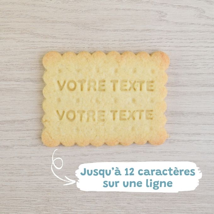 La Box Petit-Beurre personnalisable sur 2 lignes
