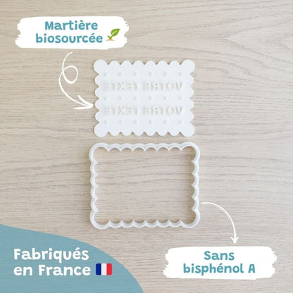 La Box Petit-Beurre personnalisable sur 2 lignes