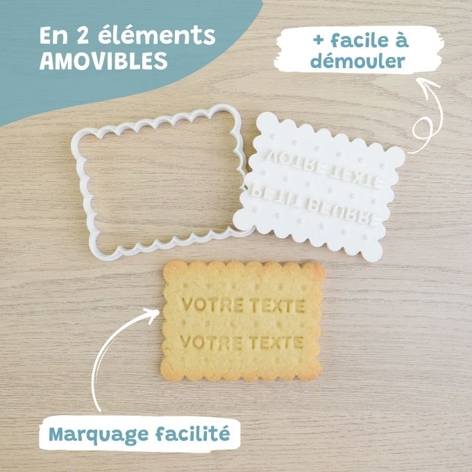 La Box Petit-Beurre personnalisable sur 2 lignes