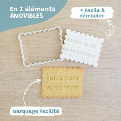 La Box Petit-Beurre personnalisable sur 2 lignes